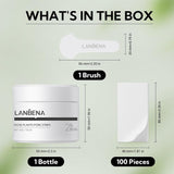 Pore Strips (50g/1.76 Oz), 100 pcs Nose Strips, Blackhead Remover Mask, NOTICE:【Cream Goes Dried out & Rubbery Below 77°F or 25°C, Place Bottle in Hot Water to Soften】