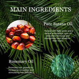 Tgideas Rosemary & Batana Oil -Blended with Jojoba & Argan Oil-Organic Essential Oil forHair Haircare Daily Repairing Restore Moisture Vitamins