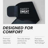 Sports Research® Waist Trimmer - Premium Sweat Enhancing Fitness Belt for Women & Men - 5 Adjustable Sizes