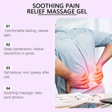 Soothing Pain Relief Massage Gel, Throughout The Body, Soothes Knees, Lumbar, Neck, Hands, and Feet